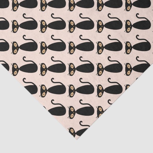 Mod-Katzen-Seidenpapier Seidenpapier (Ausschnitt)