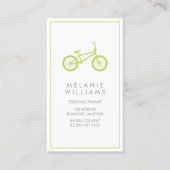 Mod Kiwi Green Bicycle Visitenkarte (Vorderseite)