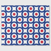 Mod - klassisches Roundel - Geschenkpapier (Flach)