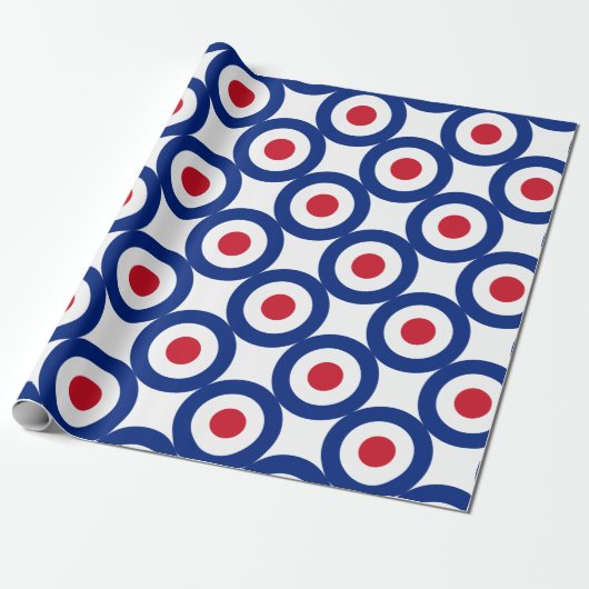 Mod - klassisches Roundel - Geschenkpapier (Ungerollt)