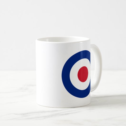 Mod - klassisches Roundel - Kaffeetasse (VorderseiteRechts)