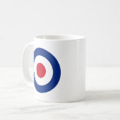 Mod - klassisches Roundel - Kaffeetasse (Vorderseite Links)
