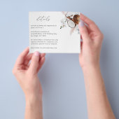 Mod Kokoskorallen und Weiße Blüten Details 2 Flyer (Gruppe)