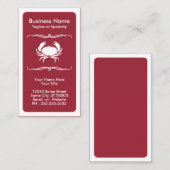 Mod-Krabbe Visitenkarte (Vorne/Hinten)