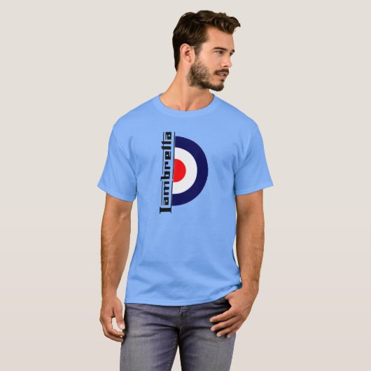 Mod Lambretta Retro T - Shirt (Vorne ganz)