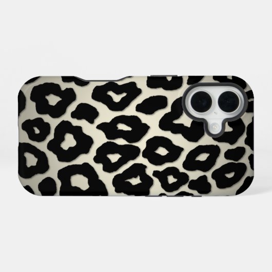 Mod Leopard iPhone 16 Hülle (Rückseite (Horizontal))