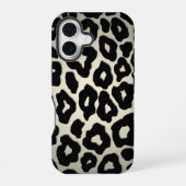 Mod Leopard iPhone 16 Hülle (Rückseite)