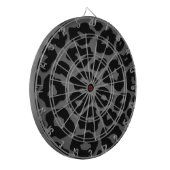 Mod Leopardendruck Dartscheibe (Vorderseite Links)