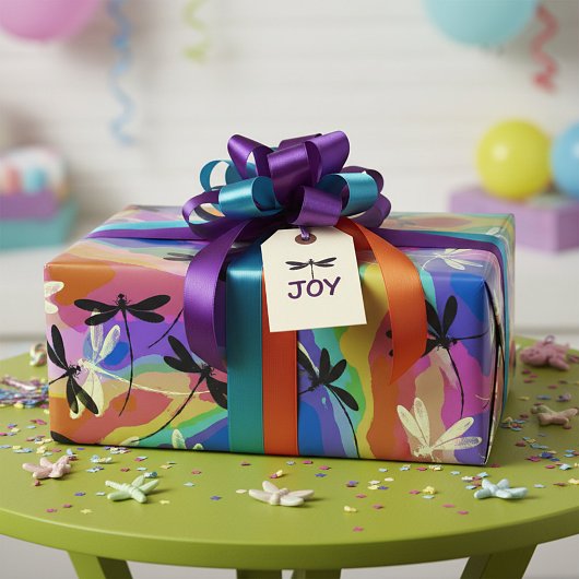 Mod-Libellen Geschenkpapier