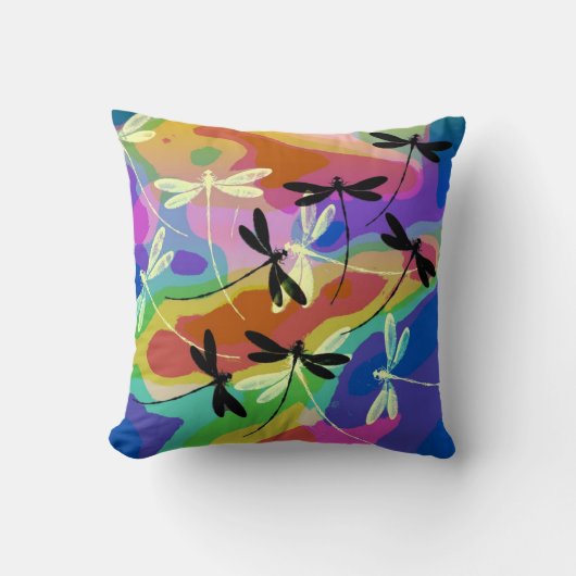 Mod-Libellen Kissen (Vorderseite)
