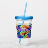 Mod-Libellen personalisiert Acryltrinkbecher (Rückseite)