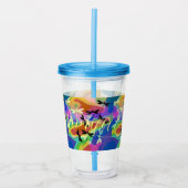 Mod-Libellen personalisiert Acryltrinkbecher (Vorderseite)