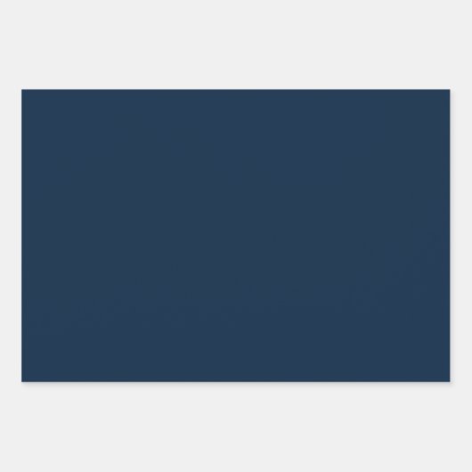 Mod Links Geometrisches Muster Mitte des dunkelbla Geschenkpapier Set (Vorderseite 2)