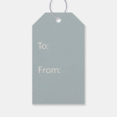 Mod Links Retro Modernes geometrisches Muster Geschenkanhänger (Rückseite)