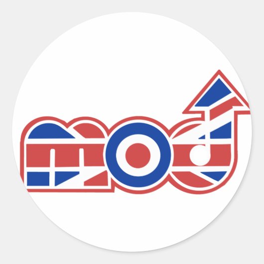 Mod Logo 2 Runder Aufkleber (Vorderseite)