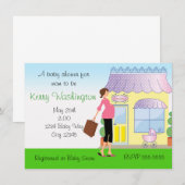 Mod Mama Boutique Shopper Einladung (Vorne/Hinten)