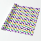 Mod Mardi Gras Dots Geschenkpapier (Ungerollt)