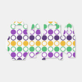 Mod Mardi Gras Dots Geschenkschachtel (Ungefaltet)