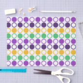 Mod Mardi Gras Dots Seidenpapier (Handwerk)