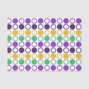 Mod Mardi Gras Punkte Seidenpapier