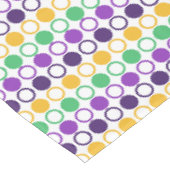 Mod Mardi Gras Punkte Tischdecke (Schrägansicht)