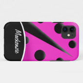 Mod-Marienkäfer (heißes Rosa) iPhone 5 Case-Mate iPhone Hülle (Rückseite (Horizontal))
