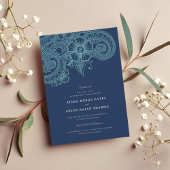 Mod Mehandi Einladung zur Hochzeit