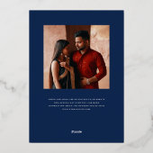 Mod Mehandi Einladung zur Hochzeit (Rückseite)