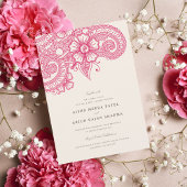 Mod Mehandi Hindu Einladungen zur Hochzeit