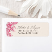 Mod Mehandi Rücksendeadressen-Aufkleber (Insitu)