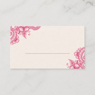 Mod Mehandi Wedding Escort Cards Platzkarte