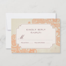 Mod Mehandi Wedding RSVP Karte