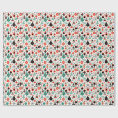 MOD Mid Century Modernes Atomfestival Geschenkpapier (Flach)