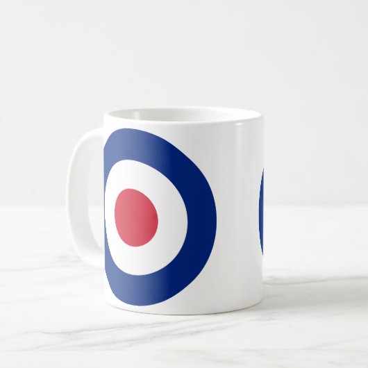 MOD Mode Briten entwerfen Tasse - Roller/Vespa (Vorderseite Links)