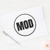 MOD - Modesto Classic Round Sticker (Umschlag)
