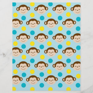 Mod Monkey Baby Scrapbook