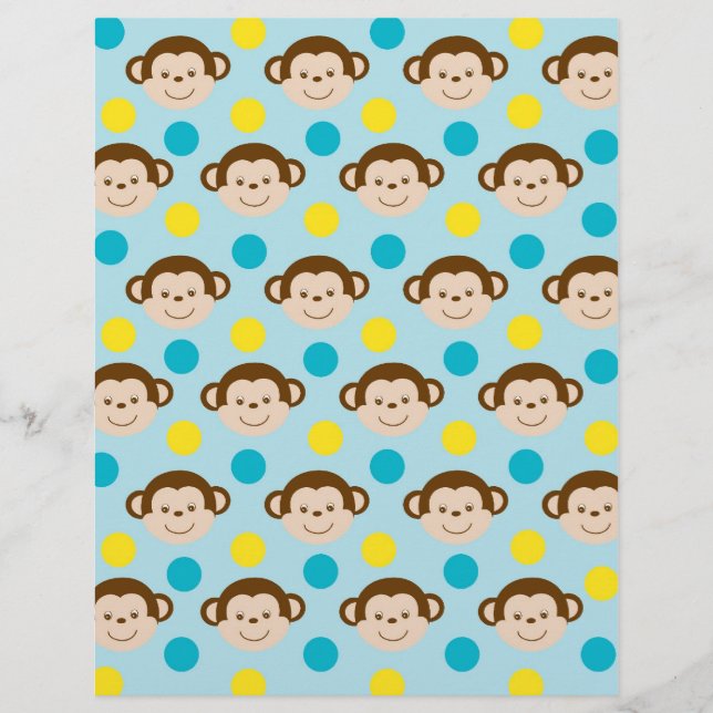 Mod Monkey Baby Scrapbook (Vorderseite)
