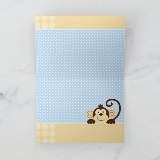 Mod Monkey TY Card Dankeskarte (Innenseite)