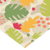 Mod Monstera Leaf Abstrakt Hawaii Tropisch - warm Kurzer Tischläufer (Ecke)