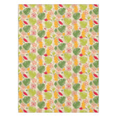 Mod Monstera Leaf Abstrakt Hawaii Tropisch - warm Tischdecke (Vorderseite)