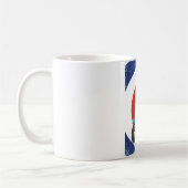Mod Motorbike Vintage Poster Kaffeetasse (Links)