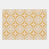 Mod-Muster des Mittelalters in Pastellfarben Geschenkpapier Set (Vorderseite)