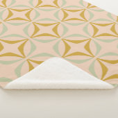 Mod-Muster des Mittelalters in Pastellfarben Sherpadecke (3/4)