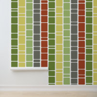 Mod Muster mit warmen Farben