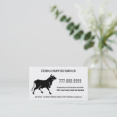 Mod-mutige Mastvieh-Ranch Visitenkarte (Stehend Vorderseite)