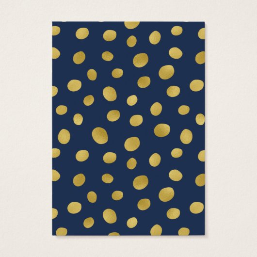 Mod Navy Blue Gold Circles erhalten Grafikkarten (Rückseite)