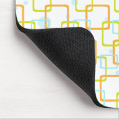 Mod-Orangen-Quadrate Mousepad (Ecke)