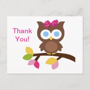 Mod Owl Design Geburtstagsparty Einladung Favorite Postkarte