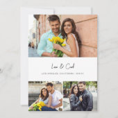 MOD Para Foto Trio H Save the Date Einladung (Vorderseite)