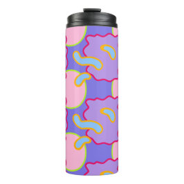 Mod Pastelbläschen und Blobusblasen Thermosbecher